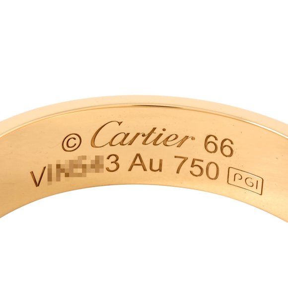 CARTIER LOVE Ring #66 K18YG Yellow Gold Size 11 ⭐ - Picture 3 of 6